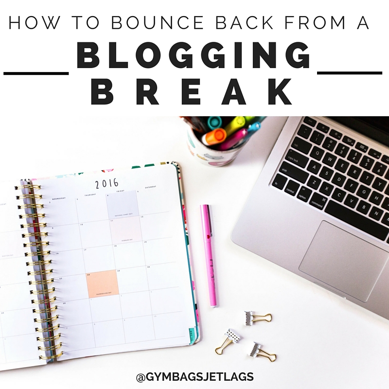 How to Bounce Back from A